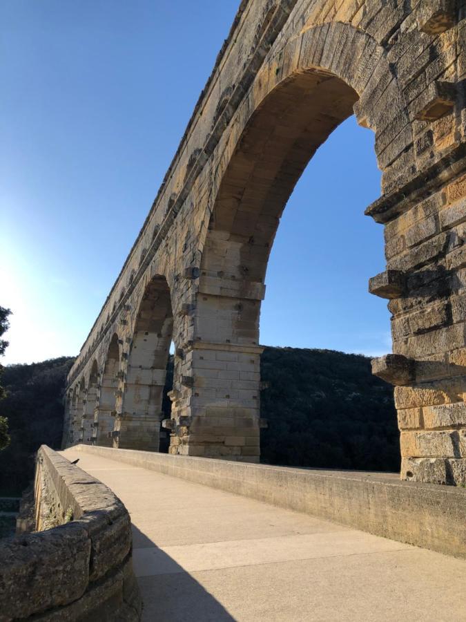 Studio Havre De Paix Au Pont Du Gard Piscine Et Jacuzzi Chez Valerie Payre Vers-Pont-du-Gard Eksteriør bilde