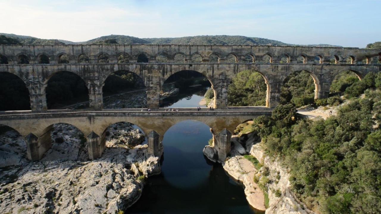 Studio Havre De Paix Au Pont Du Gard Piscine Et Jacuzzi Chez Valerie Payre Vers-Pont-du-Gard Eksteriør bilde